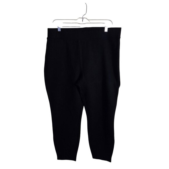 Quince NWT Ultra Stretch Ponte Skinny Pant Black Pull On Pockets Size Xlp - Picture 2 of 9